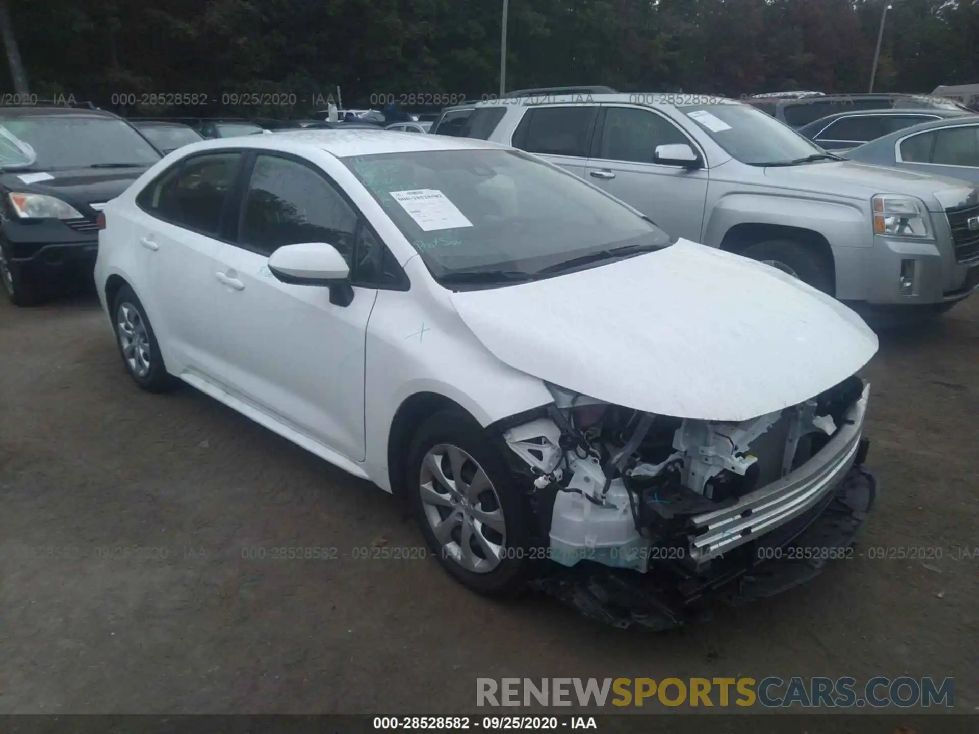 1 Photograph of a damaged car JTDEPMAE1MJ119565 TOYOTA COROLLA 2021