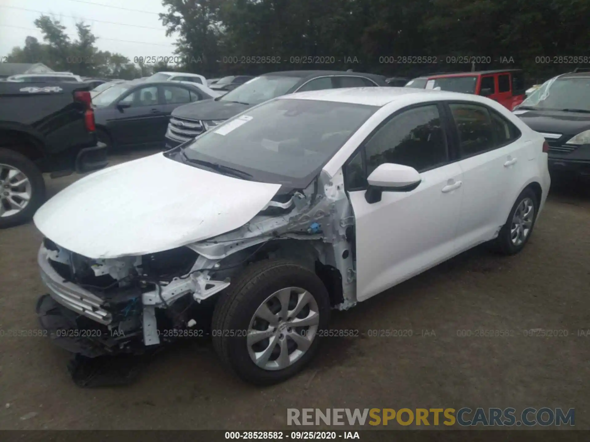 2 Photograph of a damaged car JTDEPMAE1MJ119565 TOYOTA COROLLA 2021