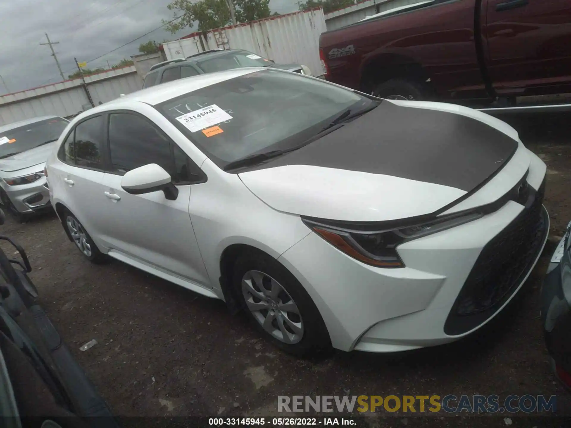 1 Photograph of a damaged car JTDEPMAE1MJ120702 TOYOTA COROLLA 2021