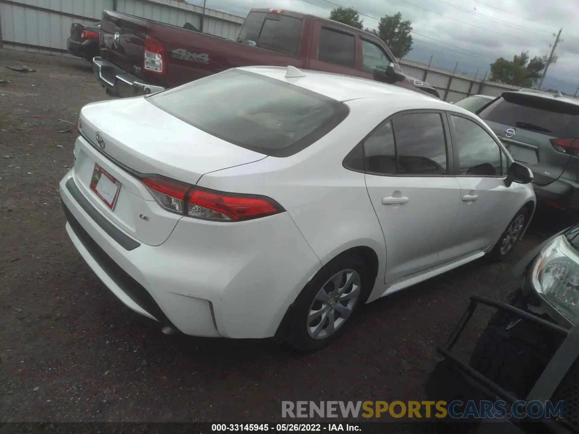 4 Photograph of a damaged car JTDEPMAE1MJ120702 TOYOTA COROLLA 2021