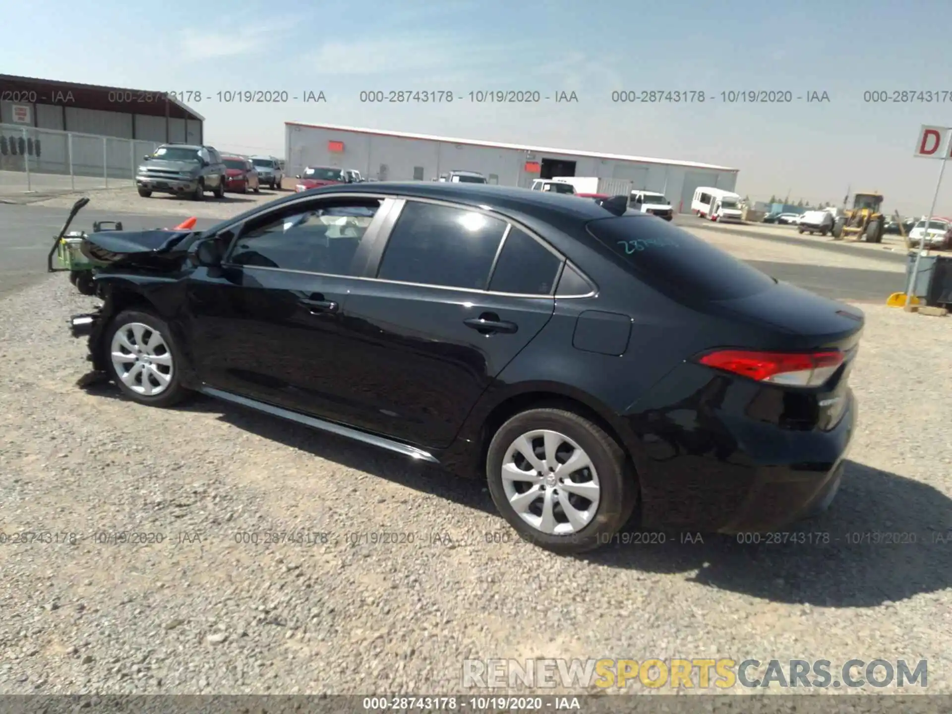 3 Photograph of a damaged car JTDEPMAE1MJ120893 TOYOTA COROLLA 2021