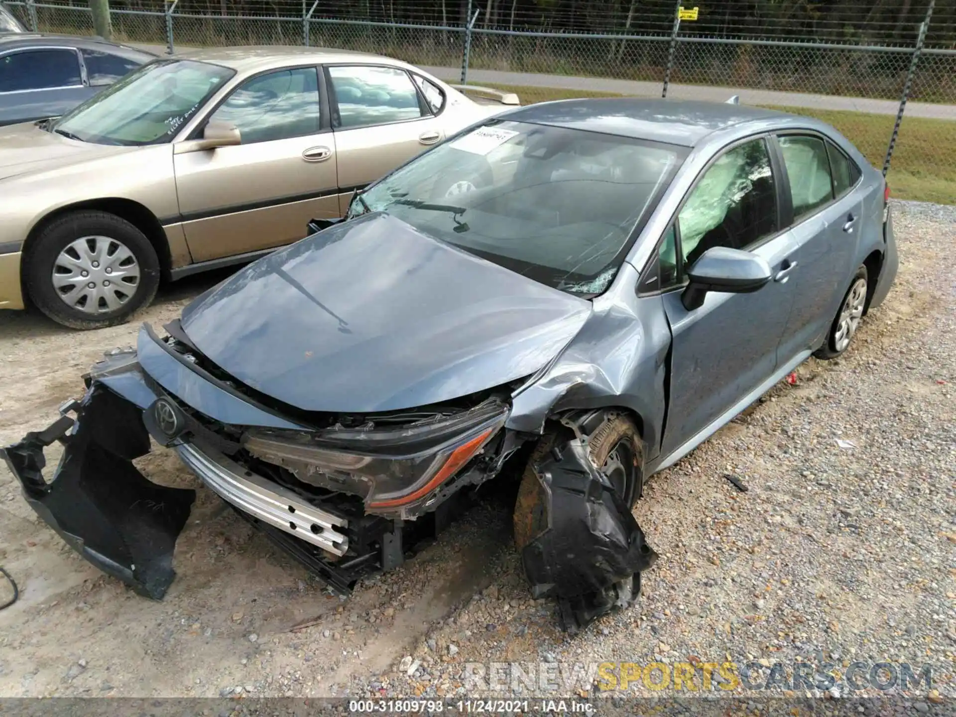 2 Photograph of a damaged car JTDEPMAE1MJ120909 TOYOTA COROLLA 2021