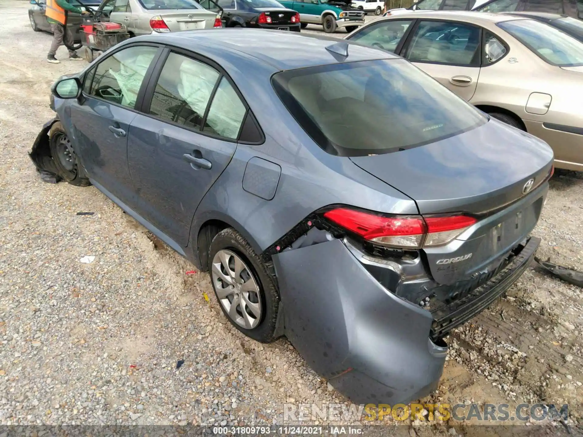 3 Photograph of a damaged car JTDEPMAE1MJ120909 TOYOTA COROLLA 2021