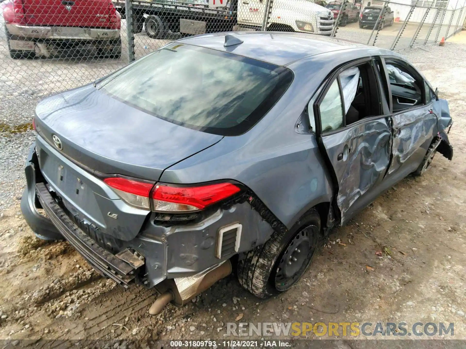 4 Photograph of a damaged car JTDEPMAE1MJ120909 TOYOTA COROLLA 2021