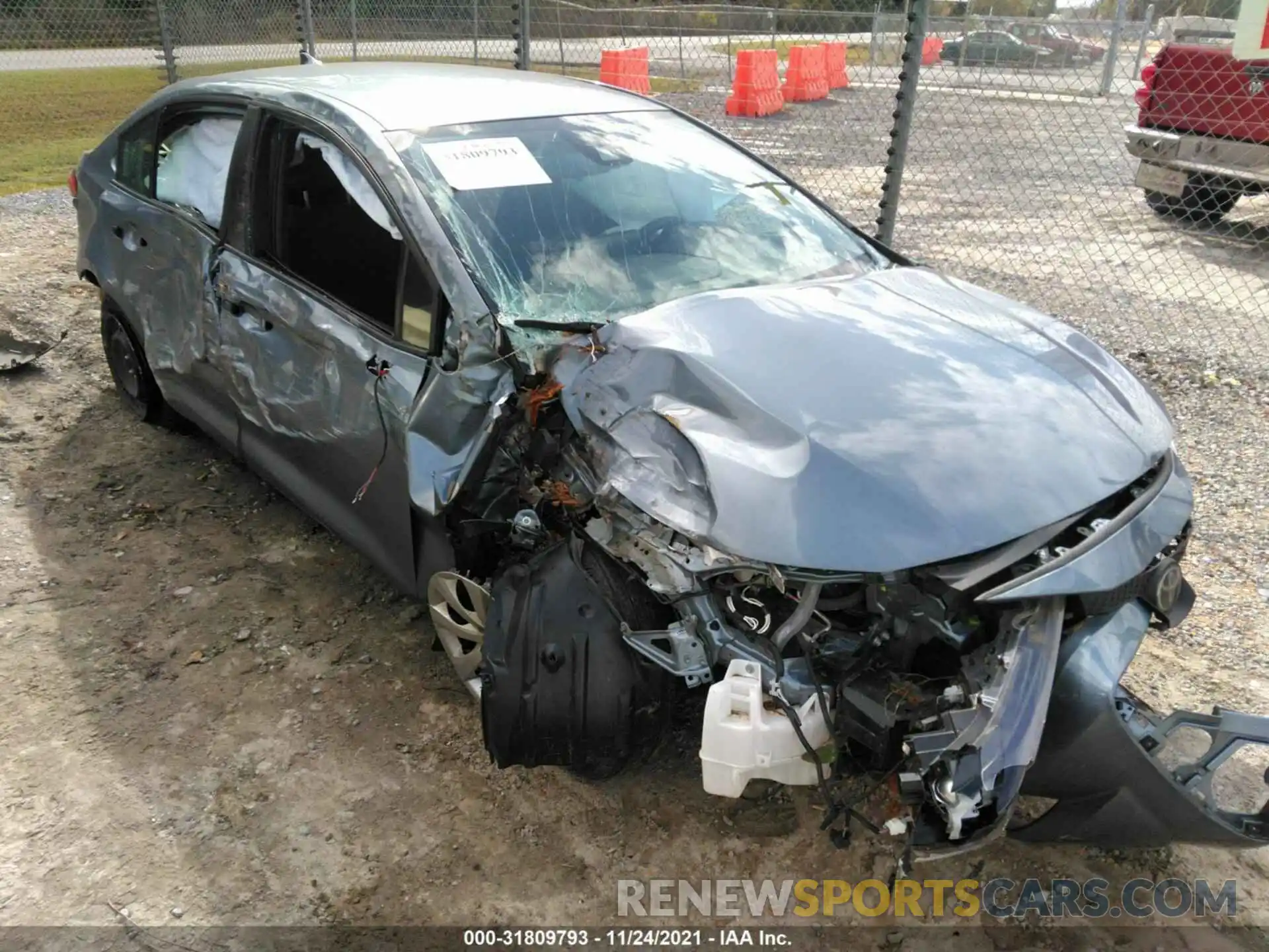 6 Photograph of a damaged car JTDEPMAE1MJ120909 TOYOTA COROLLA 2021