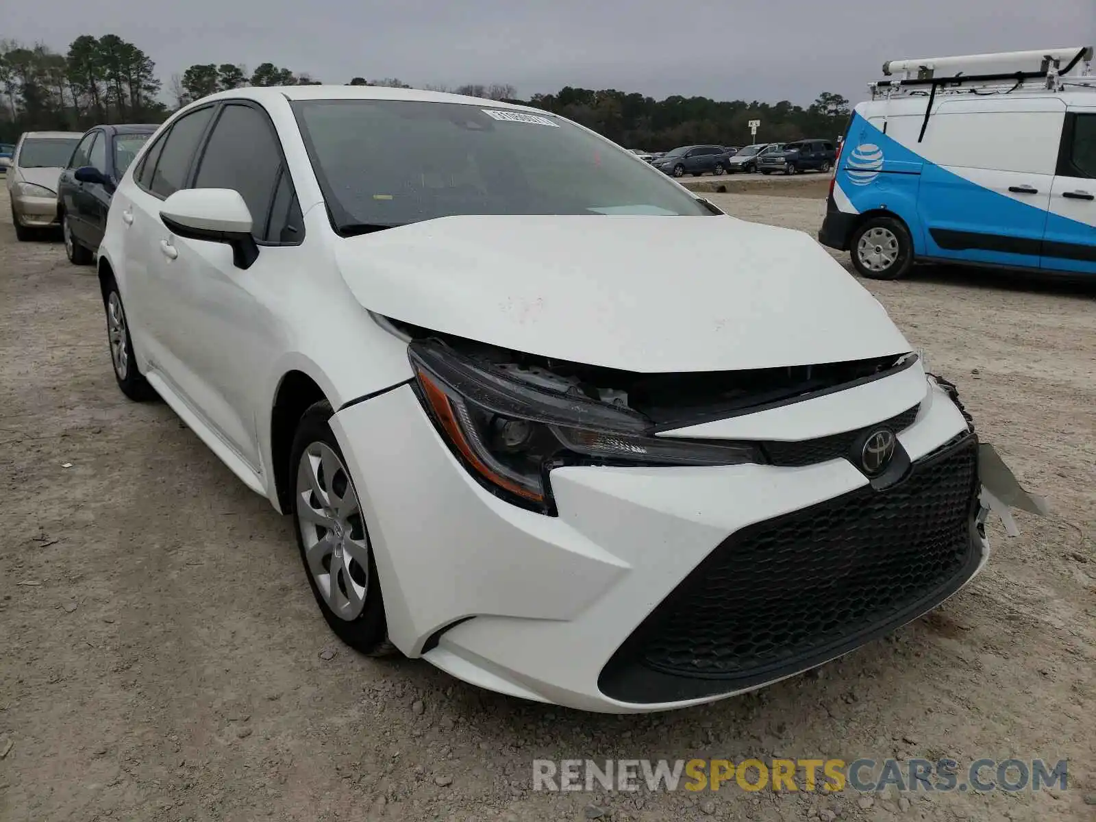 1 Photograph of a damaged car JTDEPMAE1MJ123132 TOYOTA COROLLA 2021