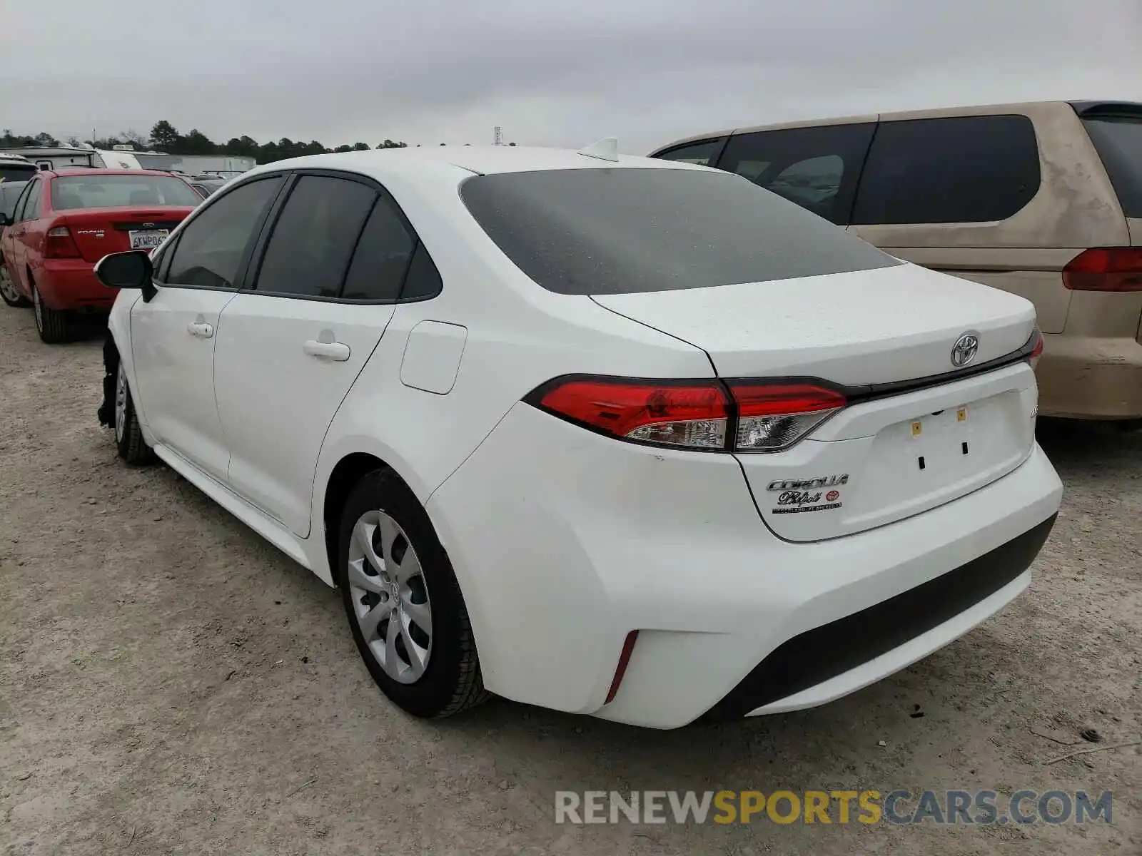 3 Photograph of a damaged car JTDEPMAE1MJ123132 TOYOTA COROLLA 2021