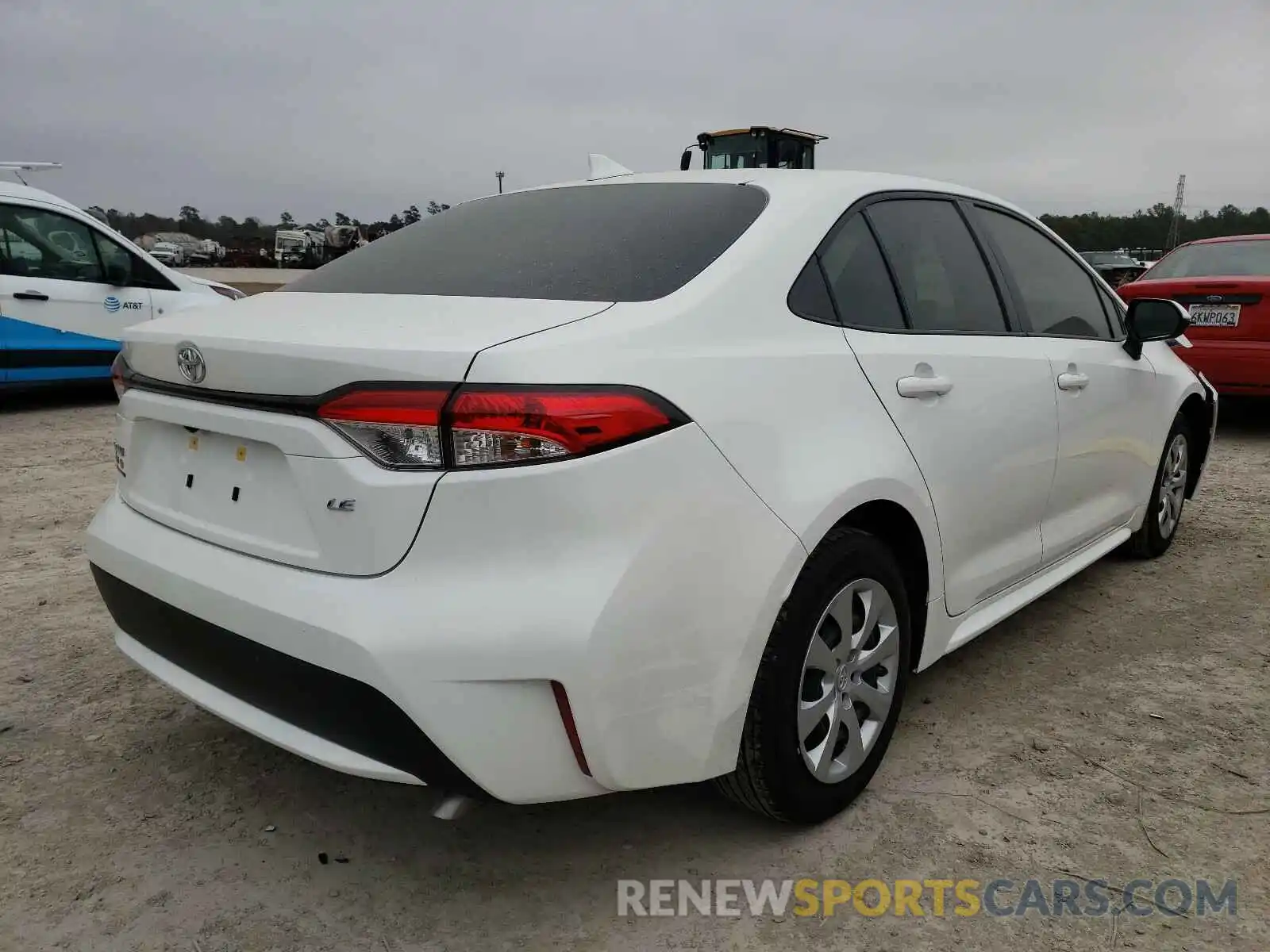 4 Photograph of a damaged car JTDEPMAE1MJ123132 TOYOTA COROLLA 2021