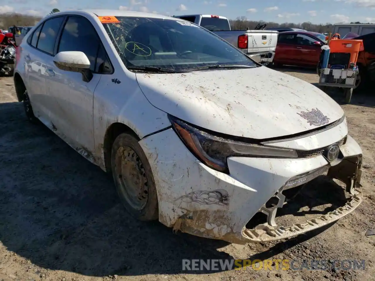 1 Photograph of a damaged car JTDEPMAE1MJ123793 TOYOTA COROLLA 2021