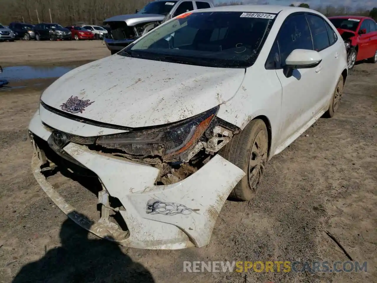 2 Photograph of a damaged car JTDEPMAE1MJ123793 TOYOTA COROLLA 2021