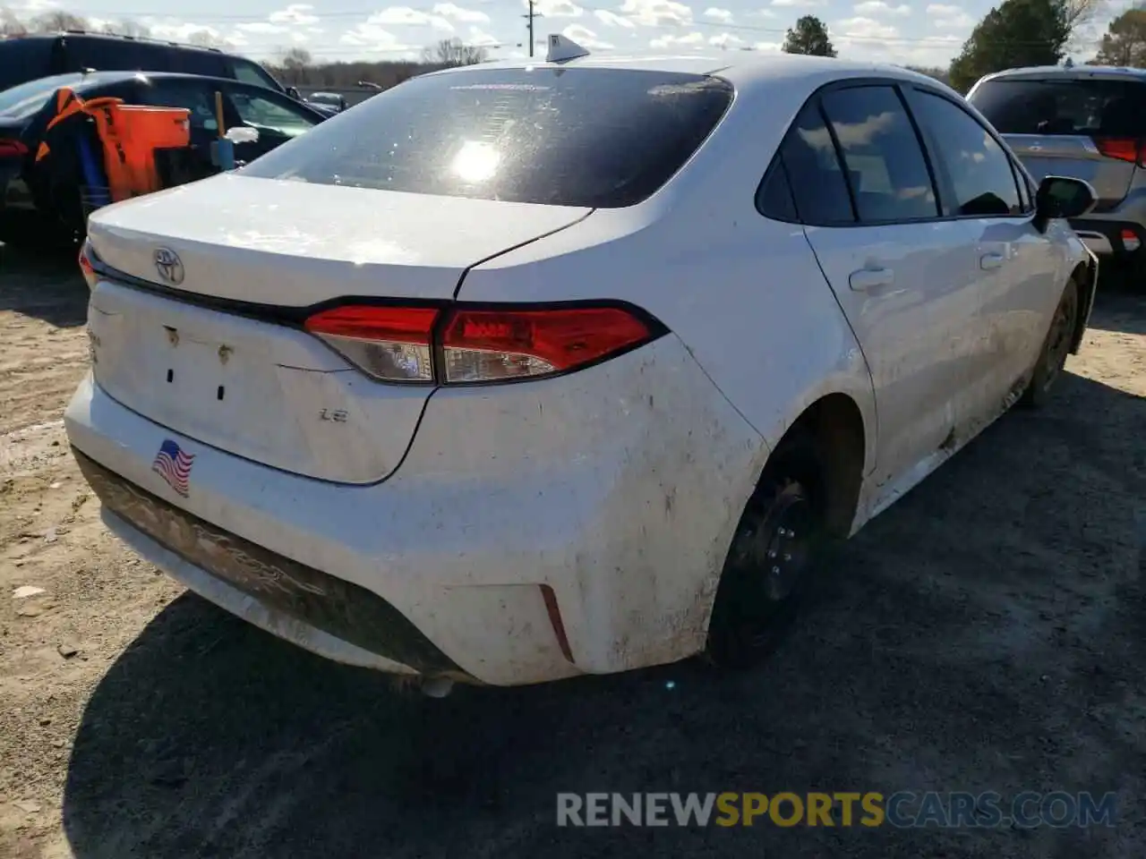 4 Photograph of a damaged car JTDEPMAE1MJ123793 TOYOTA COROLLA 2021