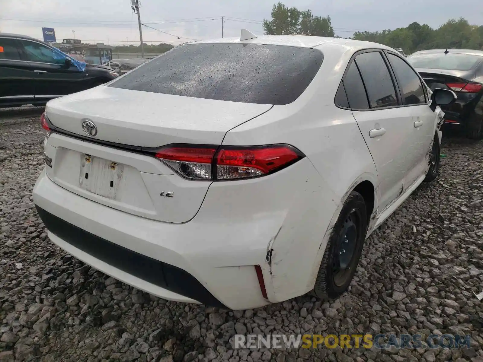 4 Photograph of a damaged car JTDEPMAE1MJ123955 TOYOTA COROLLA 2021