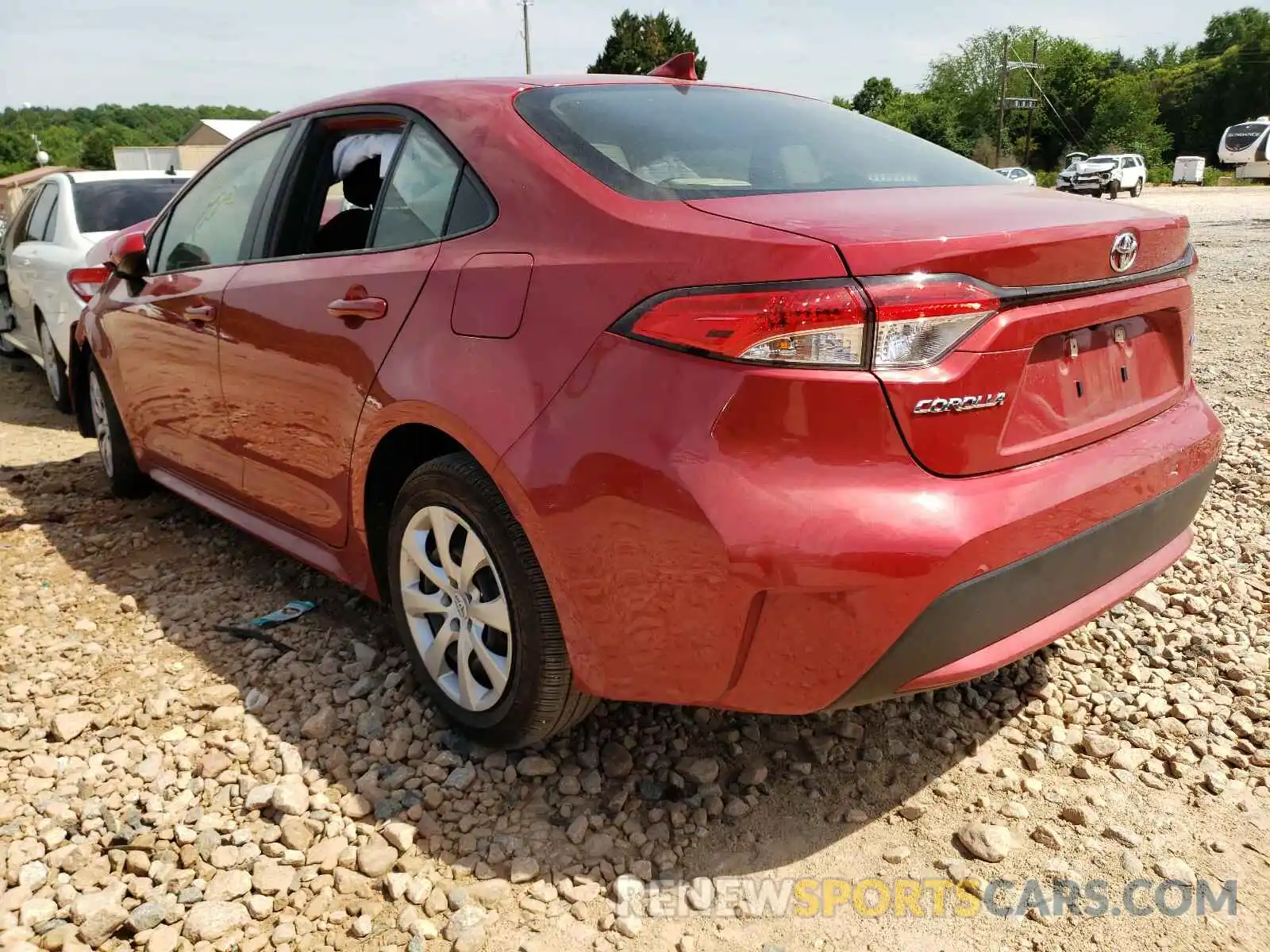 3 Photograph of a damaged car JTDEPMAE1MJ123972 TOYOTA COROLLA 2021