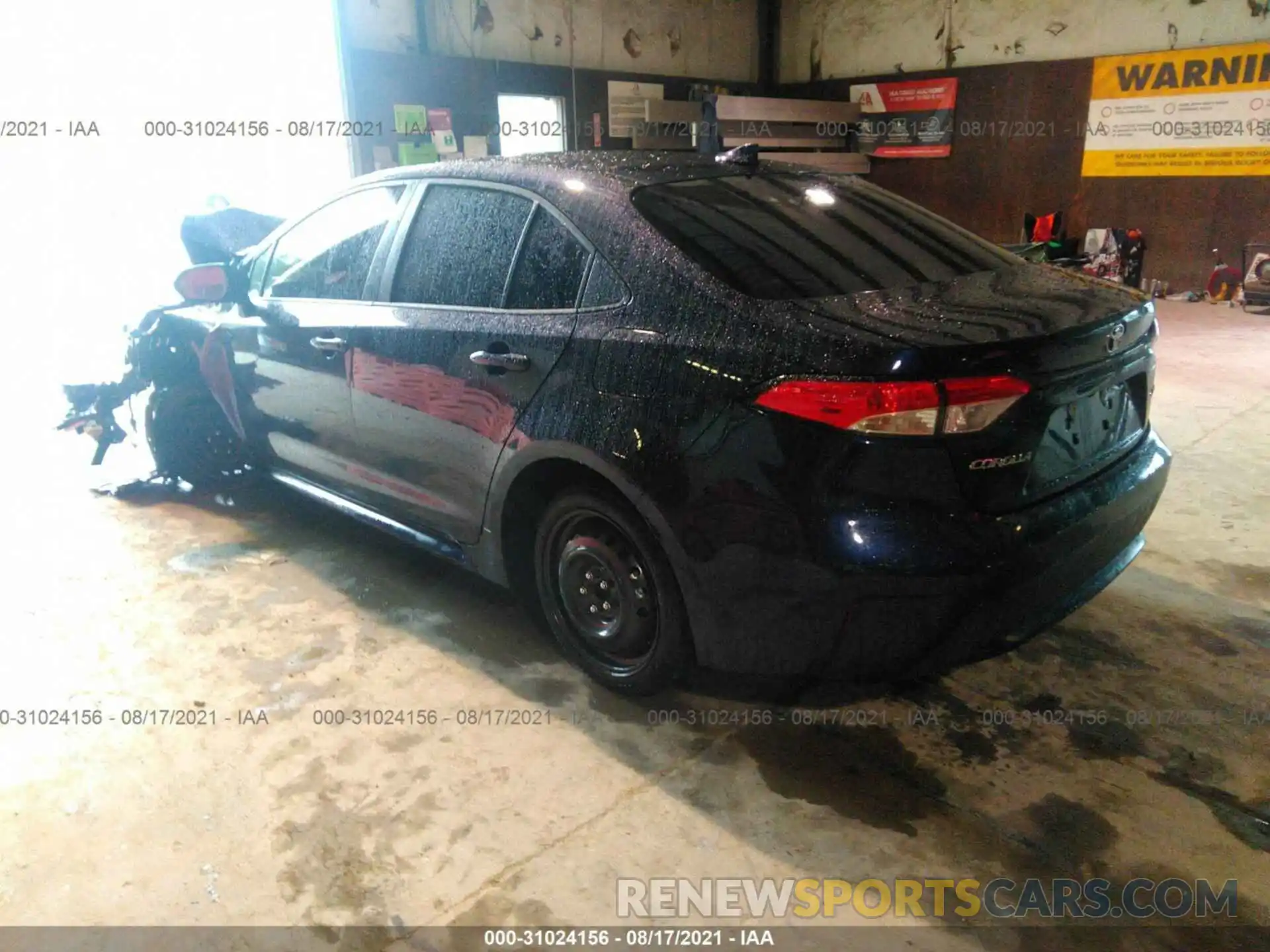 3 Photograph of a damaged car JTDEPMAE1MJ124328 TOYOTA COROLLA 2021