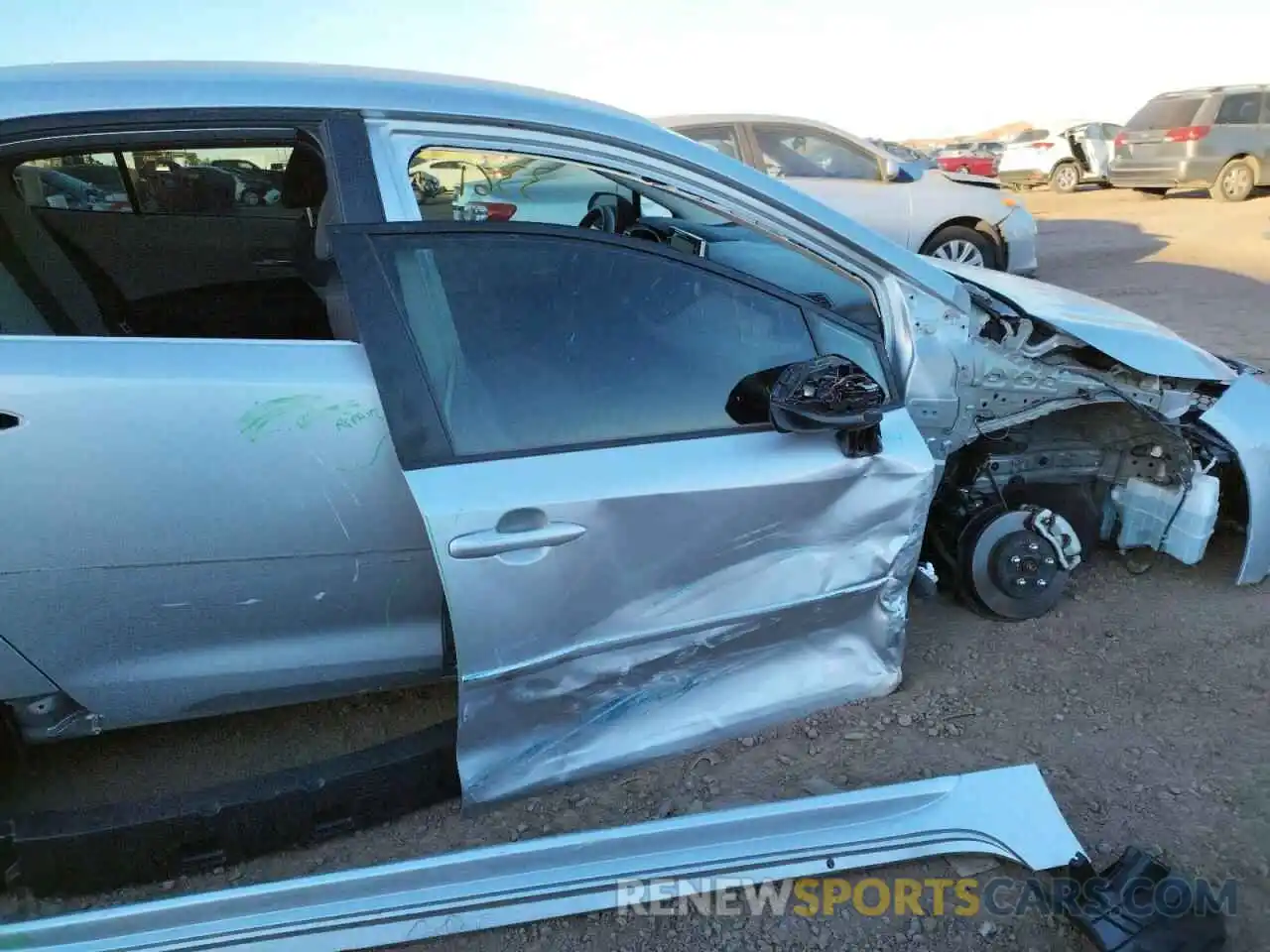 9 Photograph of a damaged car JTDEPMAE1MJ124409 TOYOTA COROLLA 2021