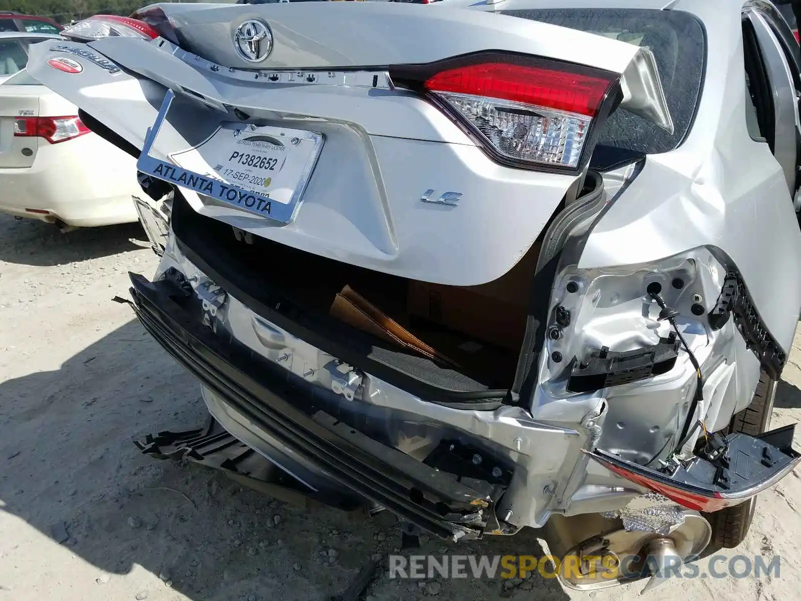 9 Photograph of a damaged car JTDEPMAE1MJ124488 TOYOTA COROLLA 2021