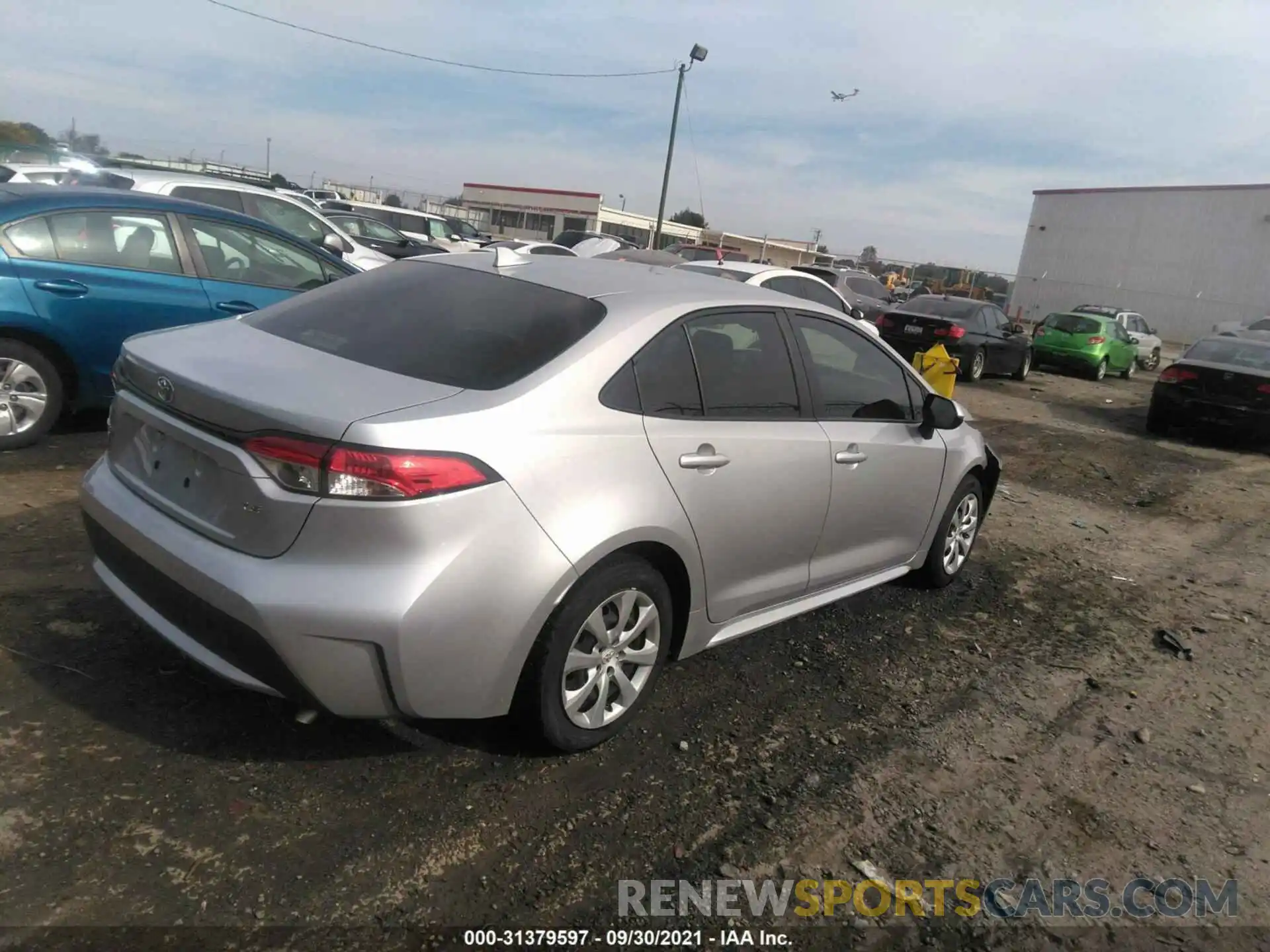 4 Photograph of a damaged car JTDEPMAE1MJ124779 TOYOTA COROLLA 2021