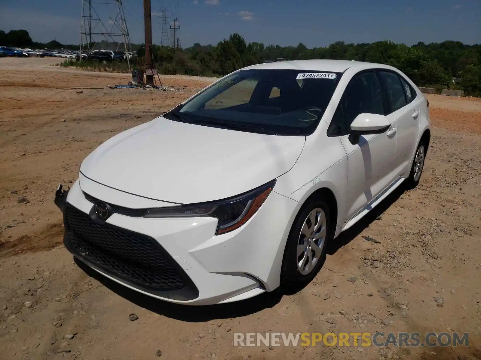 2 Photograph of a damaged car JTDEPMAE1MJ125155 TOYOTA COROLLA 2021