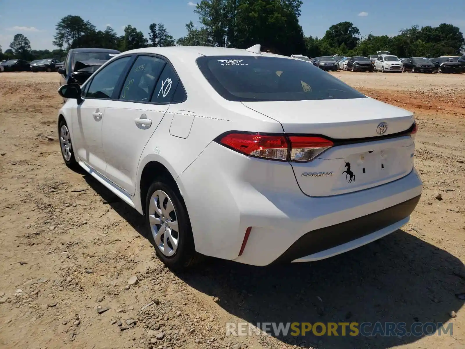 3 Photograph of a damaged car JTDEPMAE1MJ125155 TOYOTA COROLLA 2021