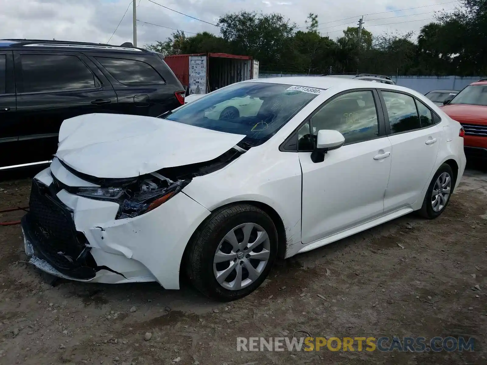 2 Photograph of a damaged car JTDEPMAE1MJ125480 TOYOTA COROLLA 2021