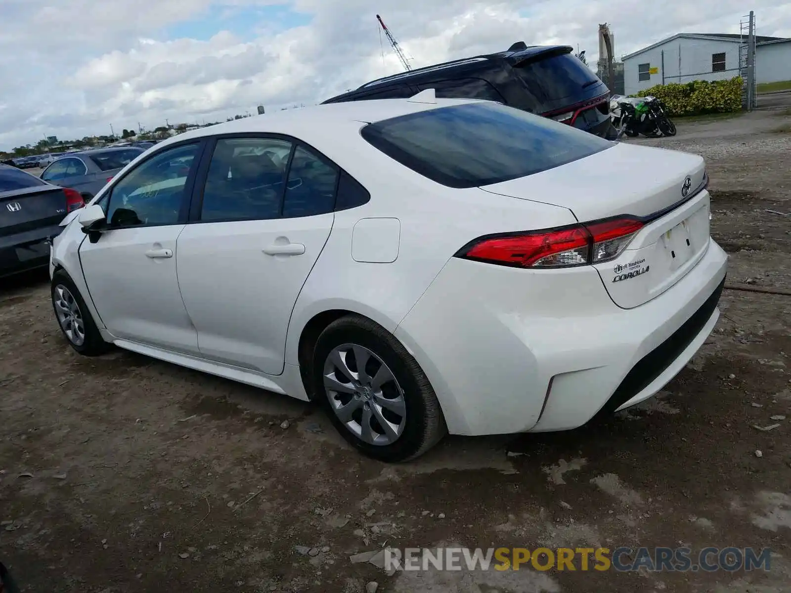 3 Photograph of a damaged car JTDEPMAE1MJ125480 TOYOTA COROLLA 2021