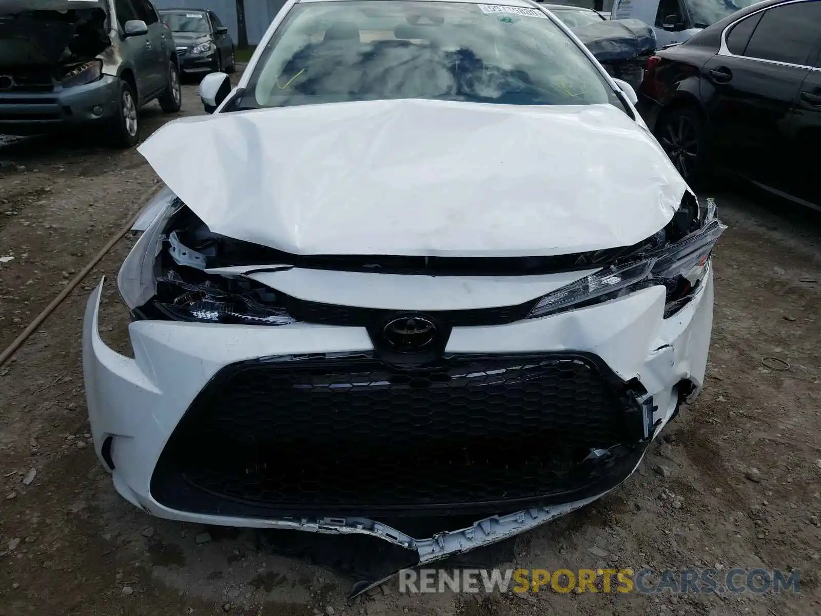 9 Photograph of a damaged car JTDEPMAE1MJ125480 TOYOTA COROLLA 2021