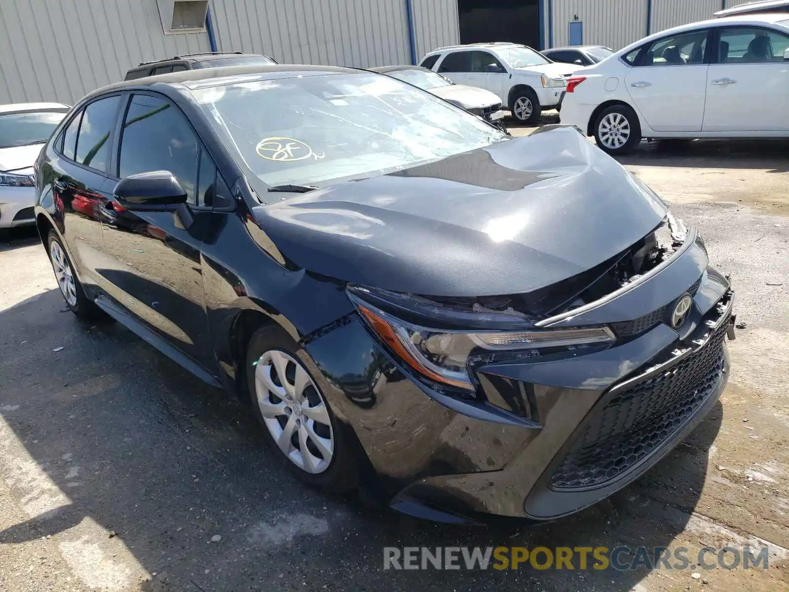 1 Photograph of a damaged car JTDEPMAE1MJ126483 TOYOTA COROLLA 2021