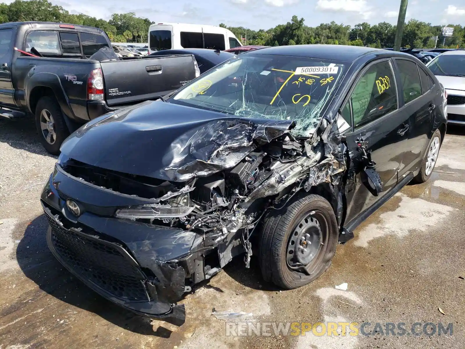 2 Photograph of a damaged car JTDEPMAE1MJ126483 TOYOTA COROLLA 2021