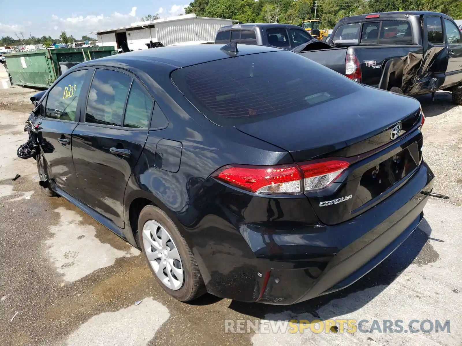 3 Photograph of a damaged car JTDEPMAE1MJ126483 TOYOTA COROLLA 2021