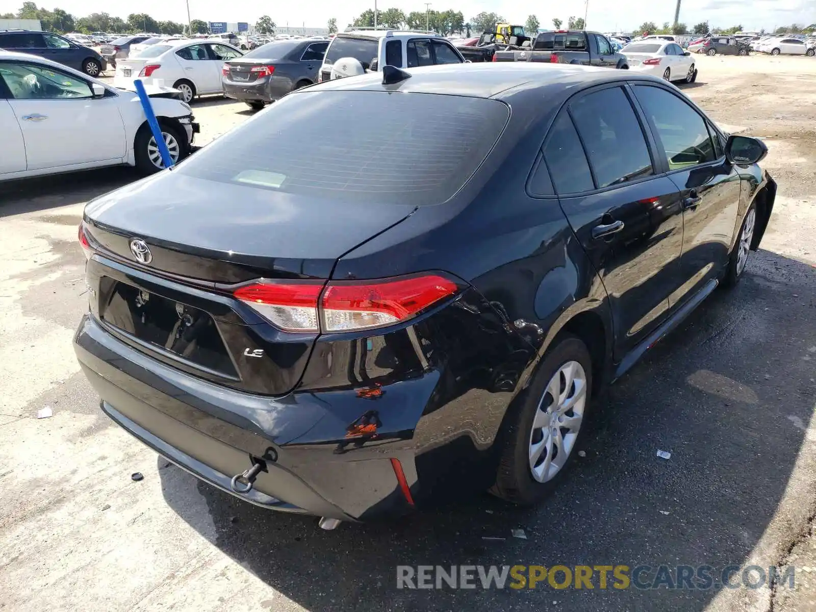 4 Photograph of a damaged car JTDEPMAE1MJ126483 TOYOTA COROLLA 2021