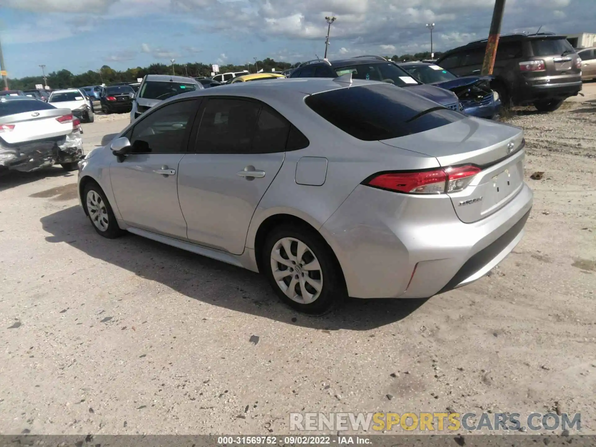 3 Photograph of a damaged car JTDEPMAE1MJ126564 TOYOTA COROLLA 2021