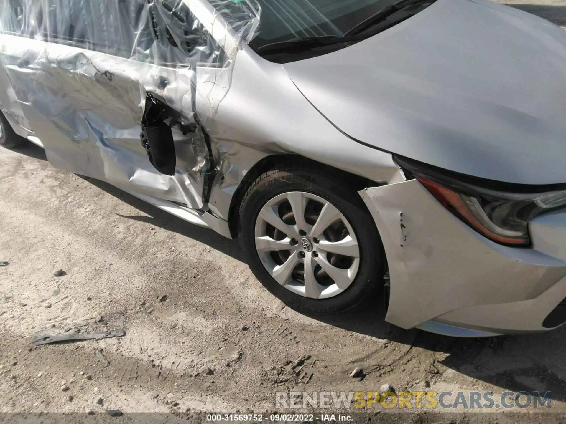 6 Photograph of a damaged car JTDEPMAE1MJ126564 TOYOTA COROLLA 2021