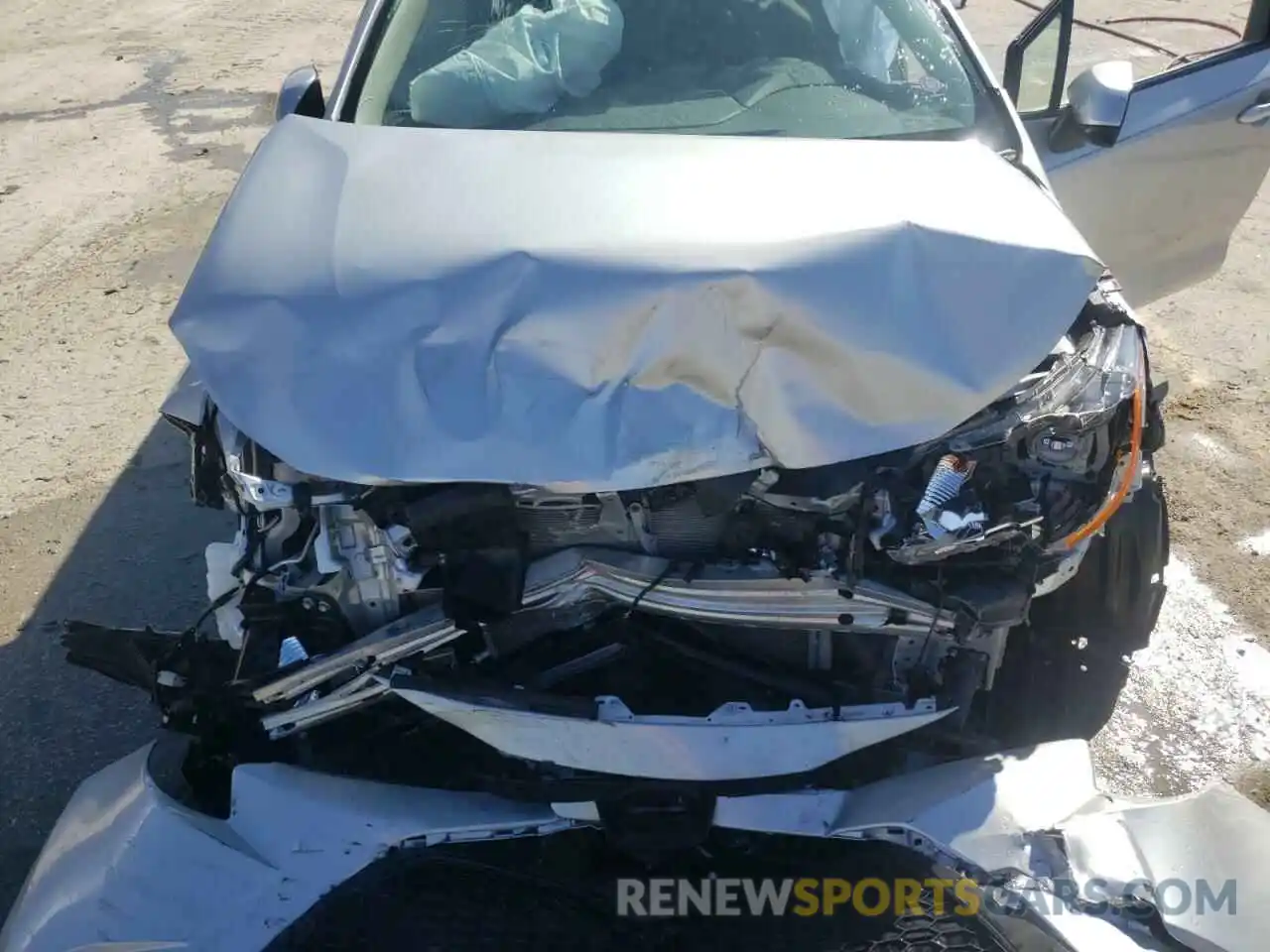 7 Photograph of a damaged car JTDEPMAE1MJ126709 TOYOTA COROLLA 2021