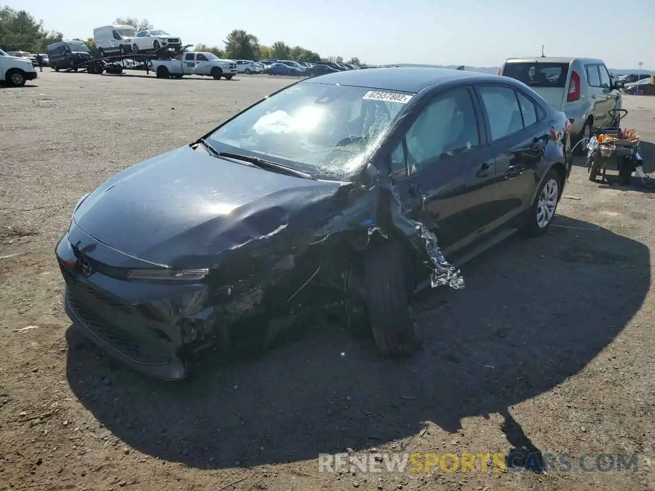 2 Photograph of a damaged car JTDEPMAE1MJ127004 TOYOTA COROLLA 2021