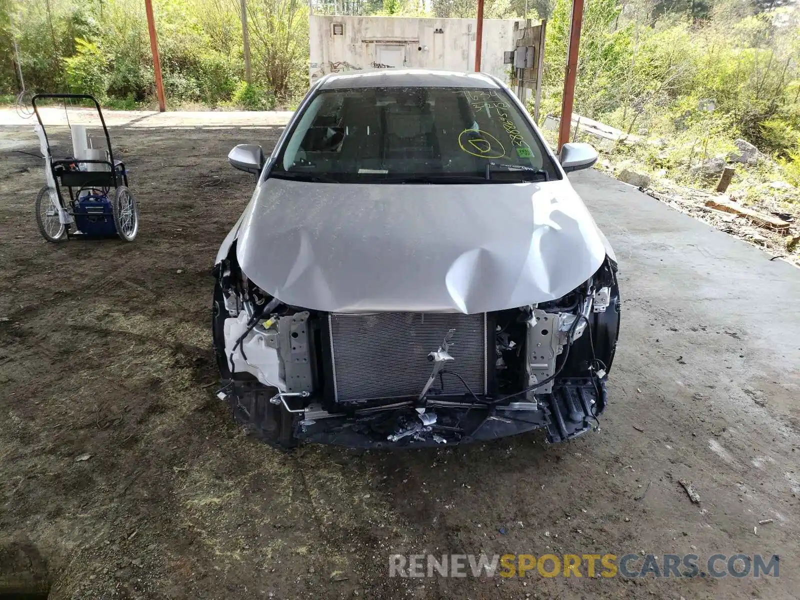 9 Photograph of a damaged car JTDEPMAE1MJ127634 TOYOTA COROLLA 2021