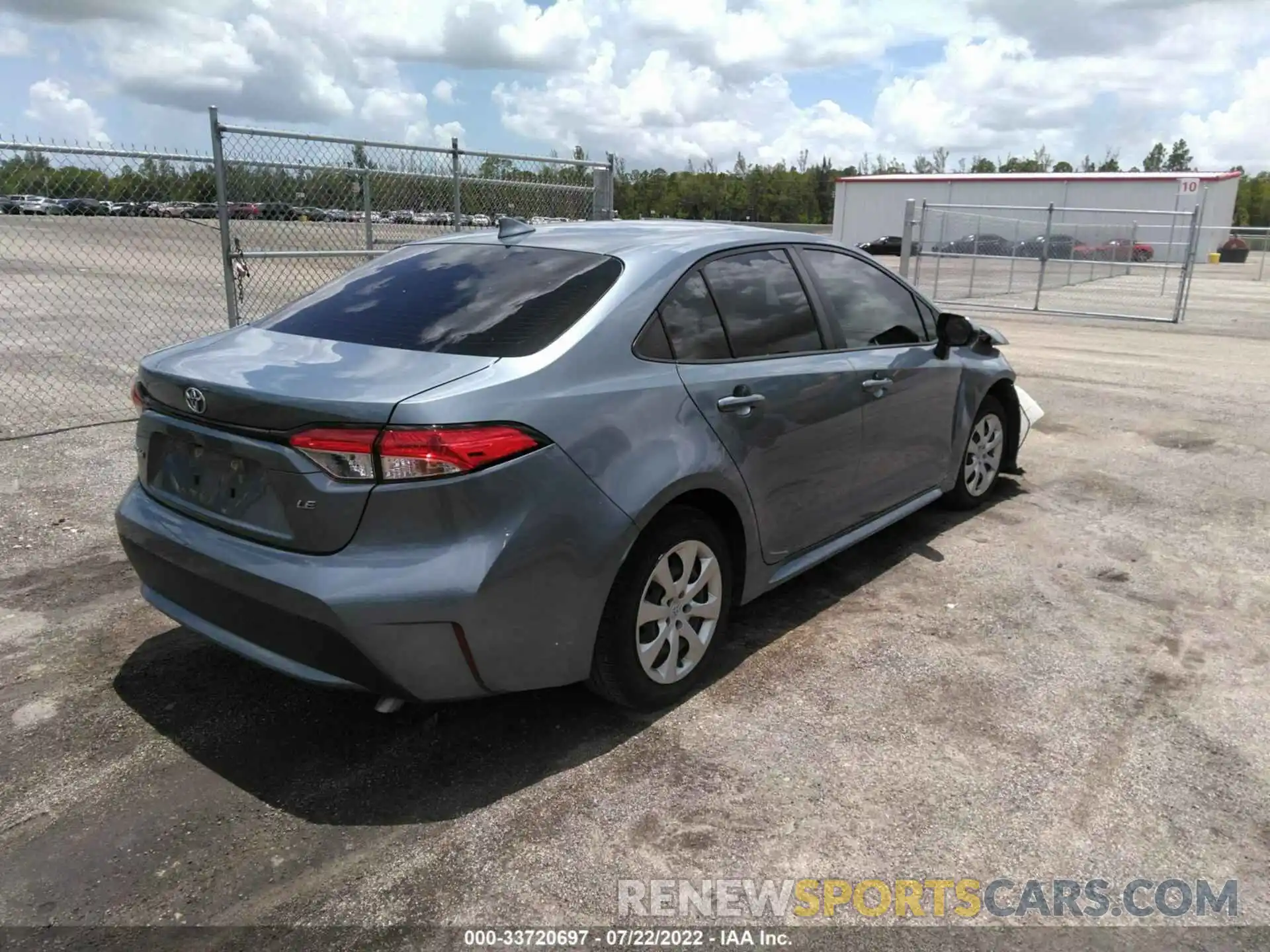 4 Photograph of a damaged car JTDEPMAE1MJ127956 TOYOTA COROLLA 2021