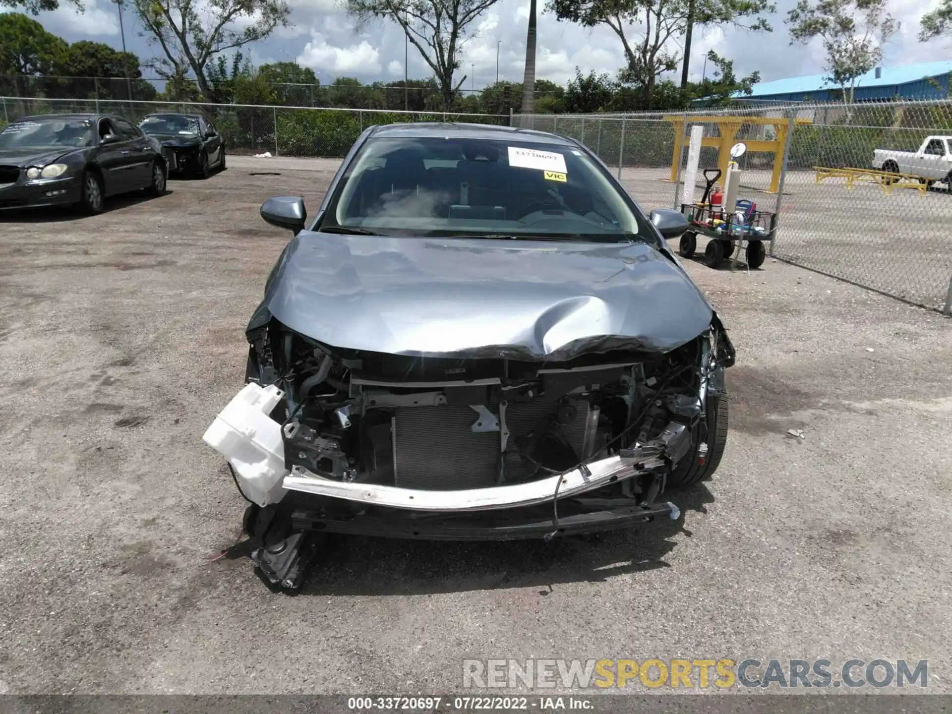 6 Photograph of a damaged car JTDEPMAE1MJ127956 TOYOTA COROLLA 2021