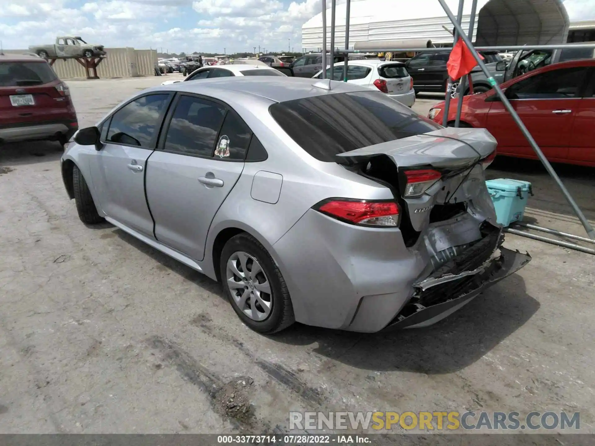 3 Photograph of a damaged car JTDEPMAE1MJ128301 TOYOTA COROLLA 2021