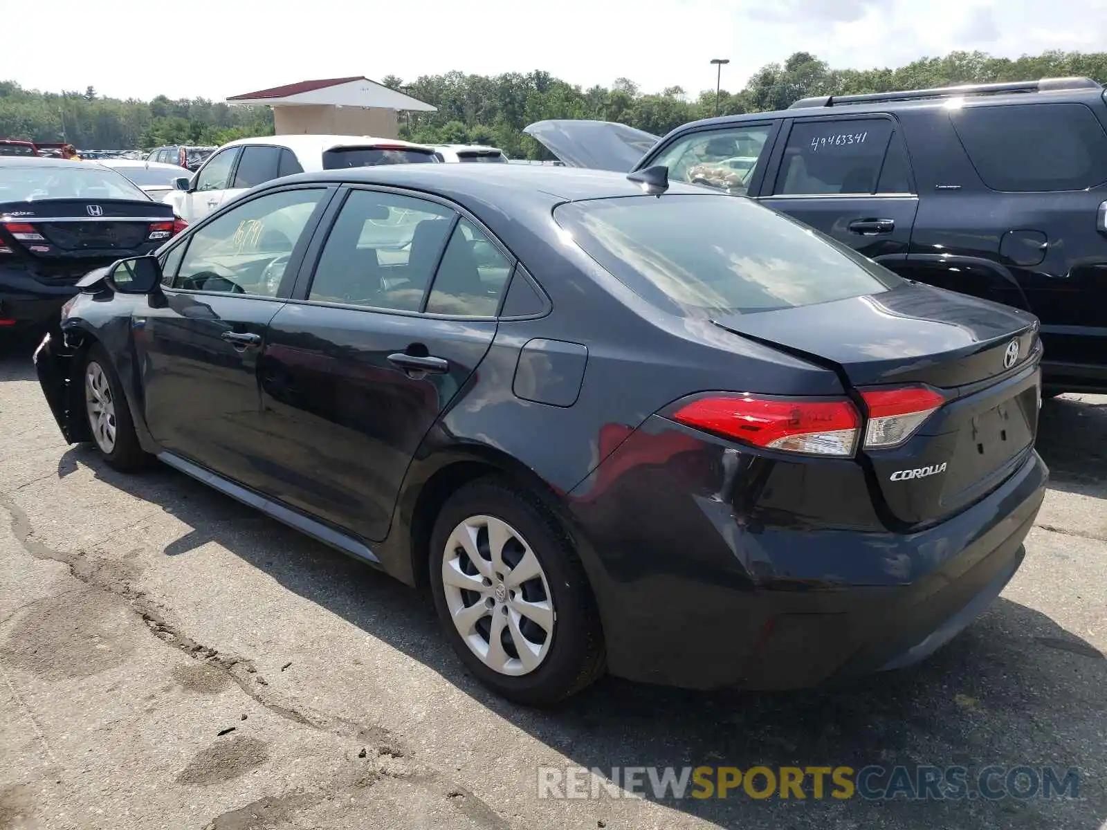 3 Photograph of a damaged car JTDEPMAE1MJ129397 TOYOTA COROLLA 2021