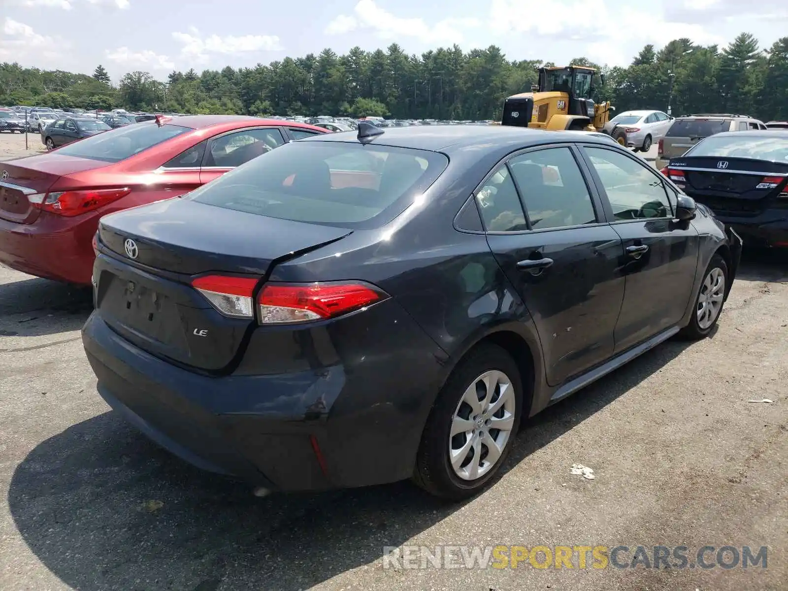 4 Photograph of a damaged car JTDEPMAE1MJ129397 TOYOTA COROLLA 2021