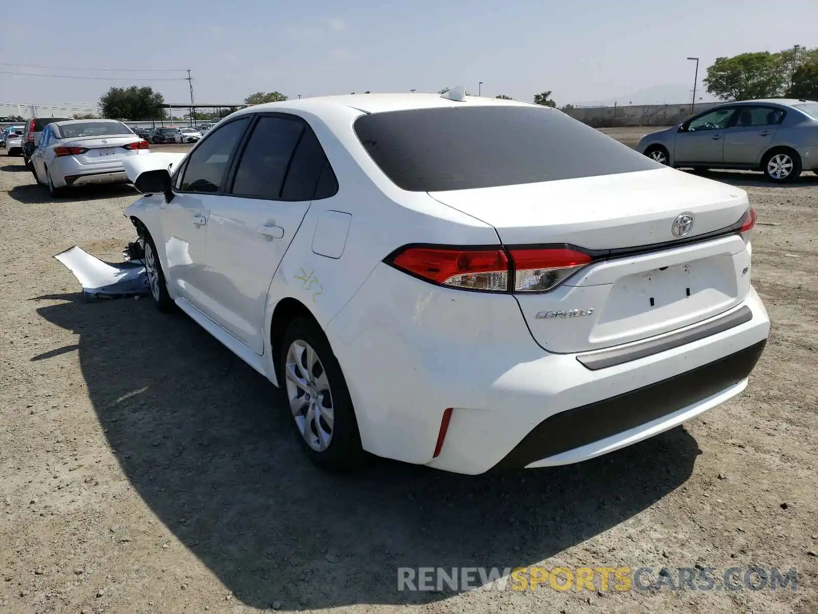 3 Photograph of a damaged car JTDEPMAE1MJ130646 TOYOTA COROLLA 2021