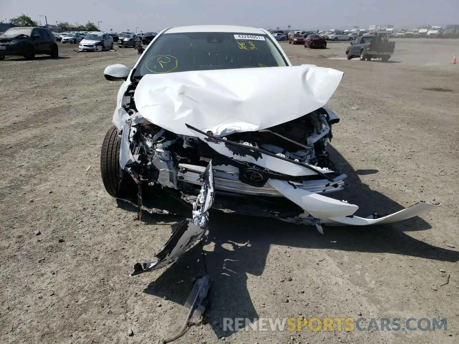 9 Photograph of a damaged car JTDEPMAE1MJ130646 TOYOTA COROLLA 2021