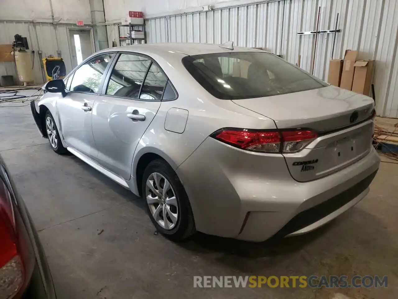 3 Photograph of a damaged car JTDEPMAE1MJ130968 TOYOTA COROLLA 2021