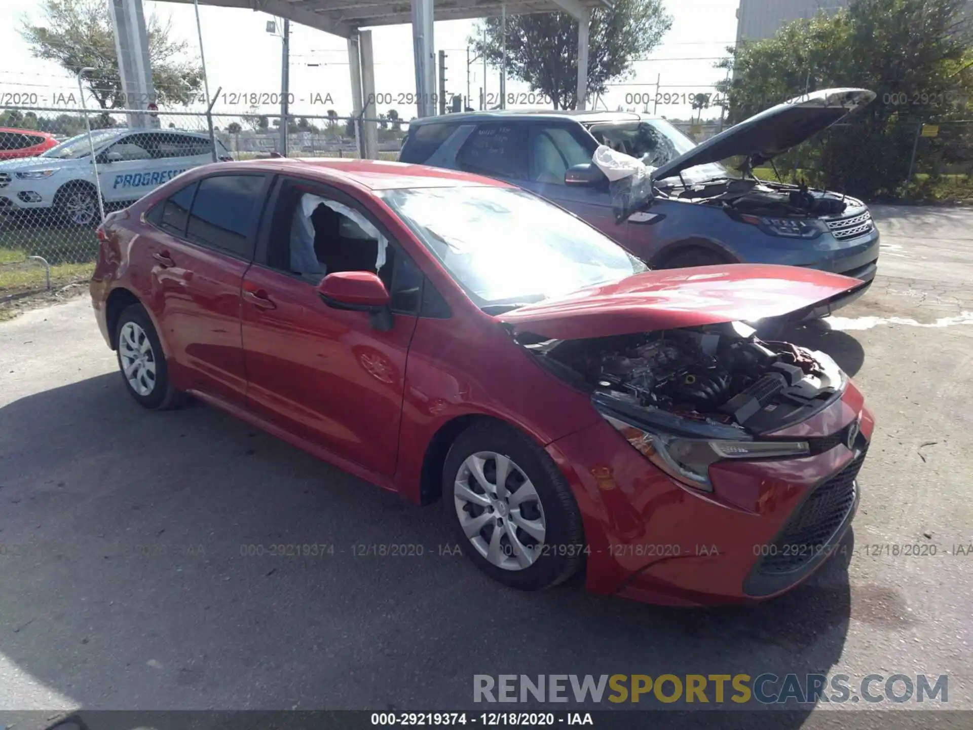 1 Photograph of a damaged car JTDEPMAE1MJ131876 TOYOTA COROLLA 2021