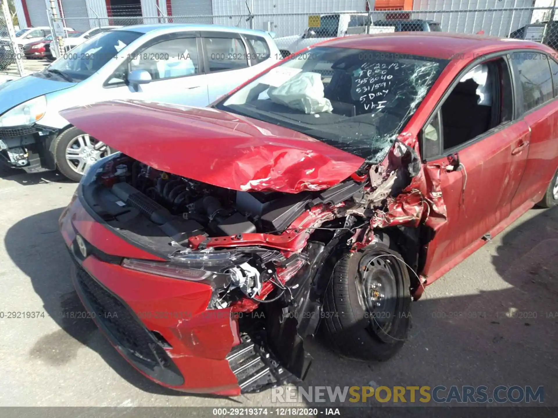 6 Photograph of a damaged car JTDEPMAE1MJ131876 TOYOTA COROLLA 2021