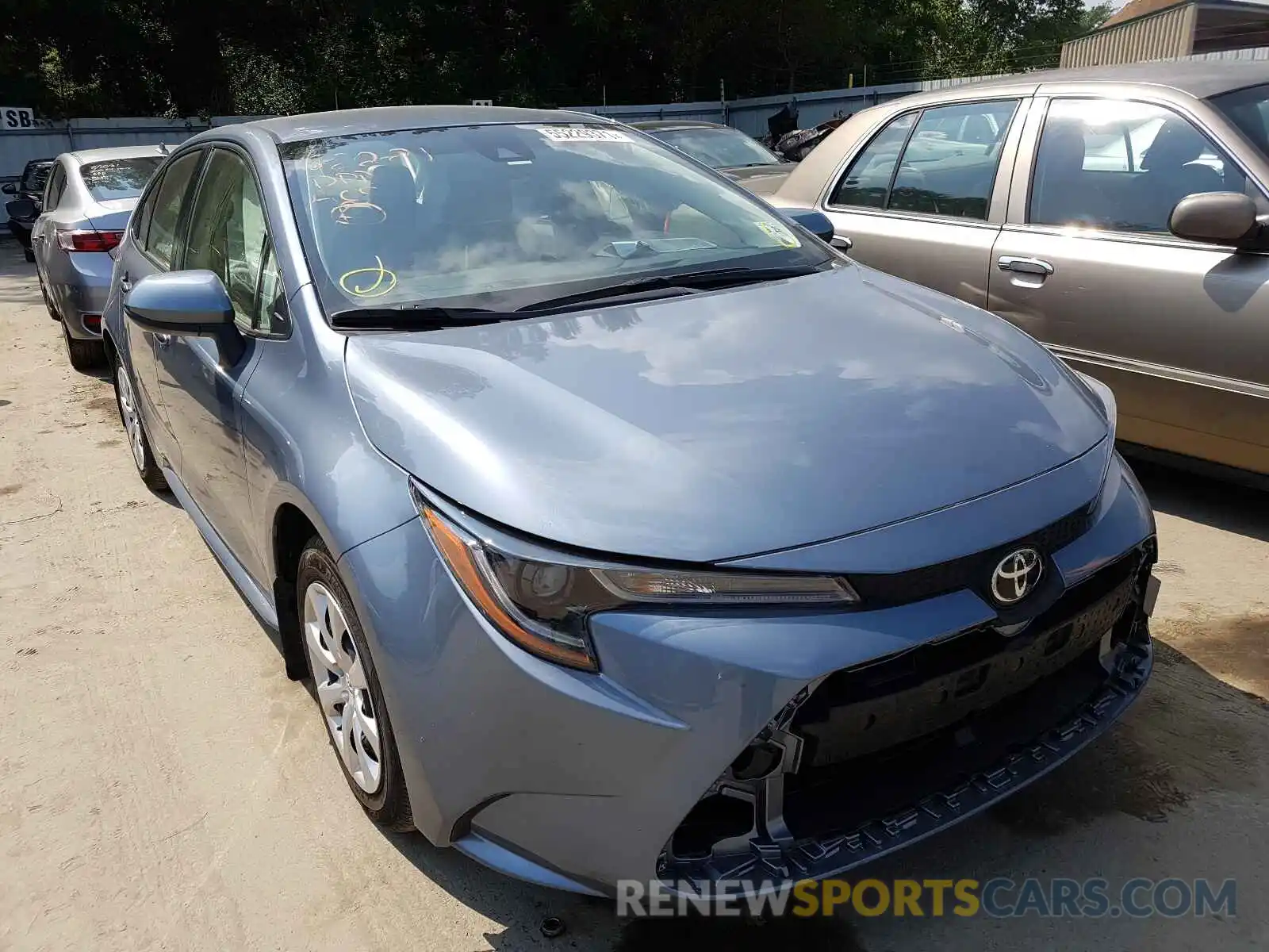 1 Photograph of a damaged car JTDEPMAE1MJ132445 TOYOTA COROLLA 2021