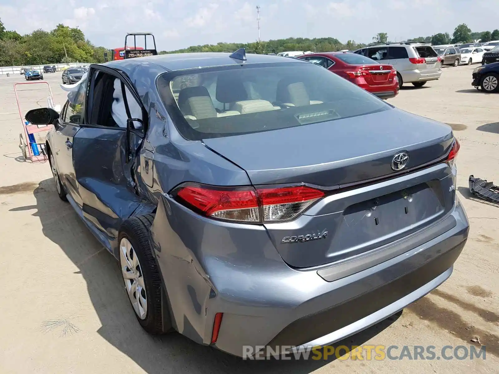 3 Photograph of a damaged car JTDEPMAE1MJ132445 TOYOTA COROLLA 2021