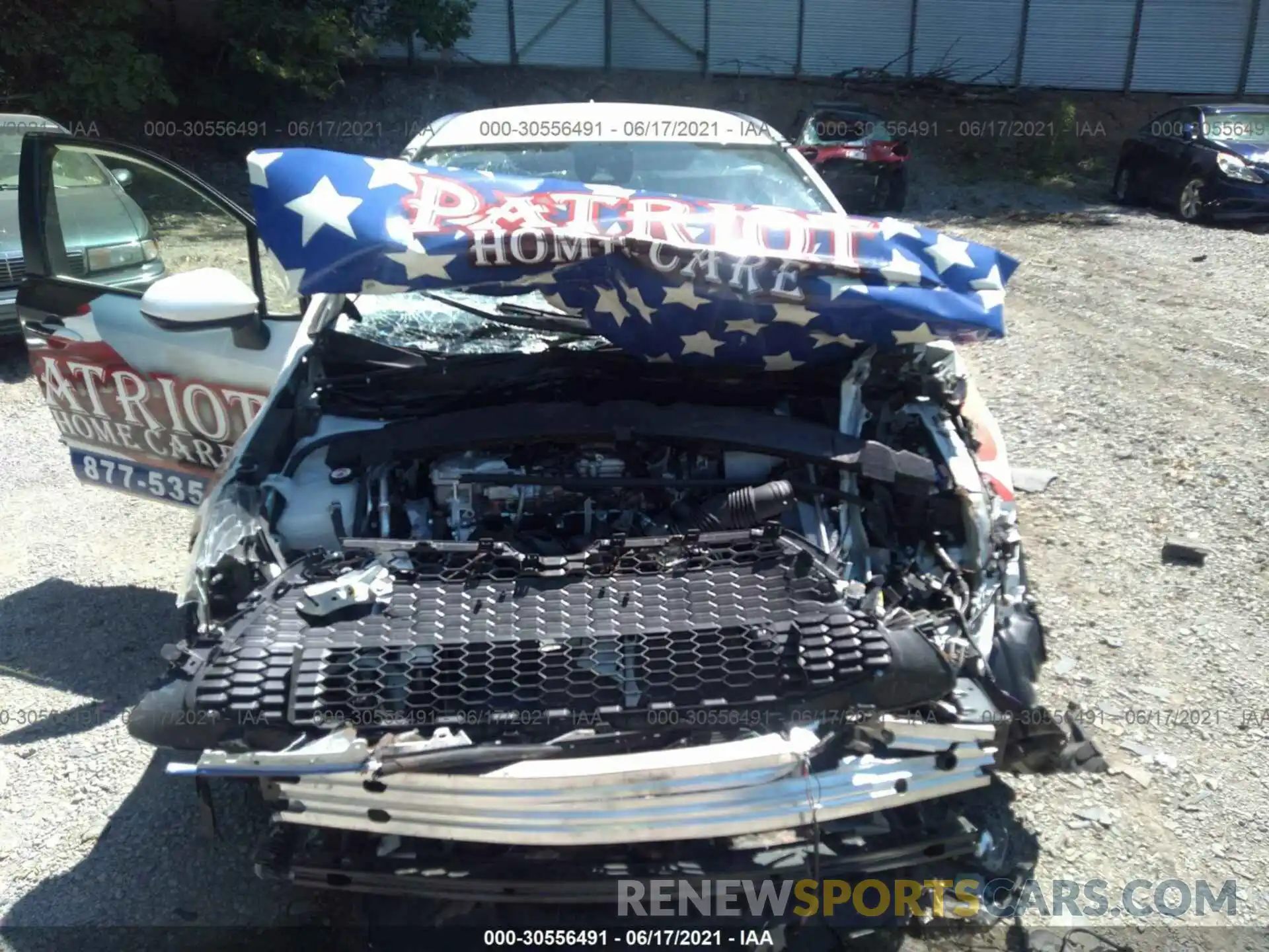 6 Photograph of a damaged car JTDEPMAE1MJ133935 TOYOTA COROLLA 2021