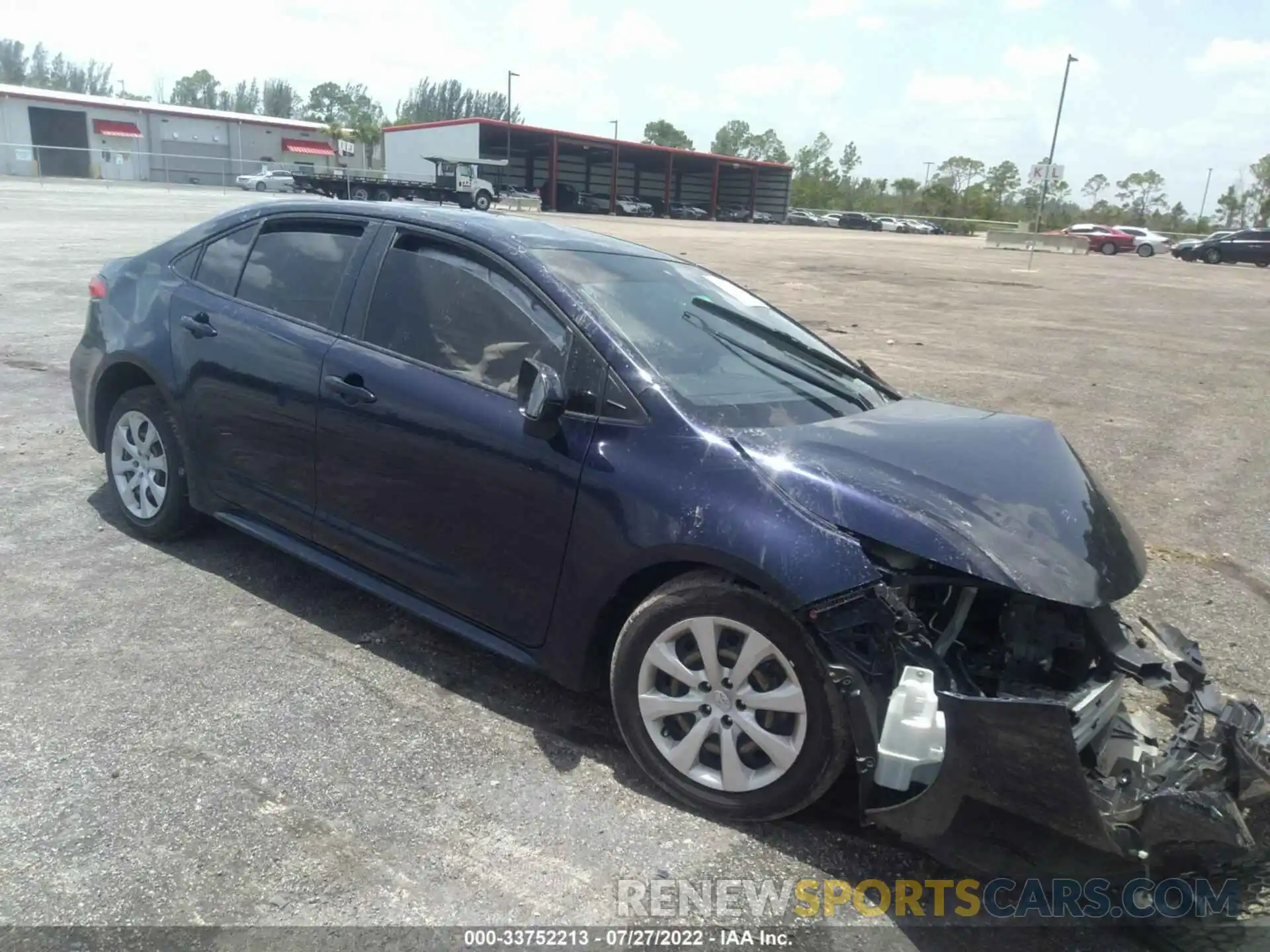 1 Photograph of a damaged car JTDEPMAE1MJ134230 TOYOTA COROLLA 2021