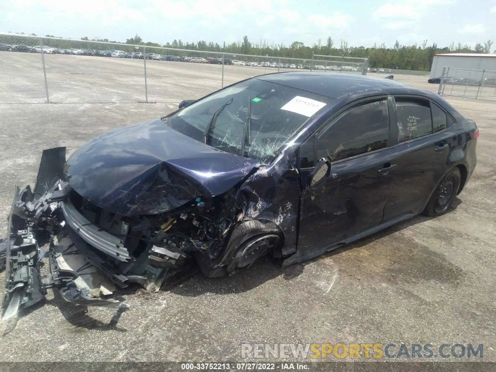 2 Photograph of a damaged car JTDEPMAE1MJ134230 TOYOTA COROLLA 2021